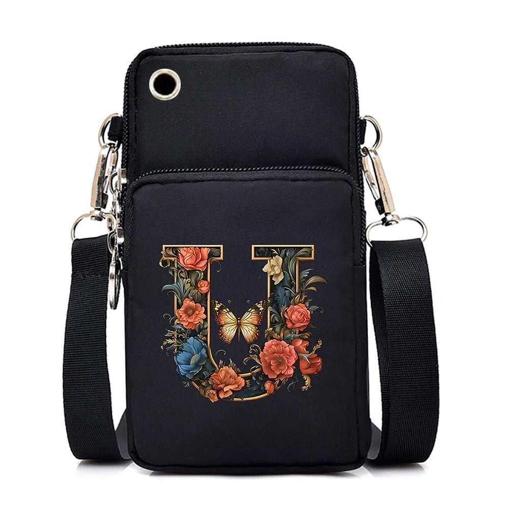 Sacs à bandoulière en cuir souple pour téléphone portable pour femmes
