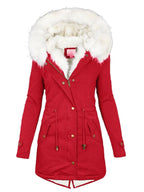 Veste parka longue pour femmes