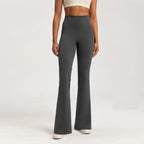 Leggings taille haute pantalons à jambes larges bas respirant pour femmes
