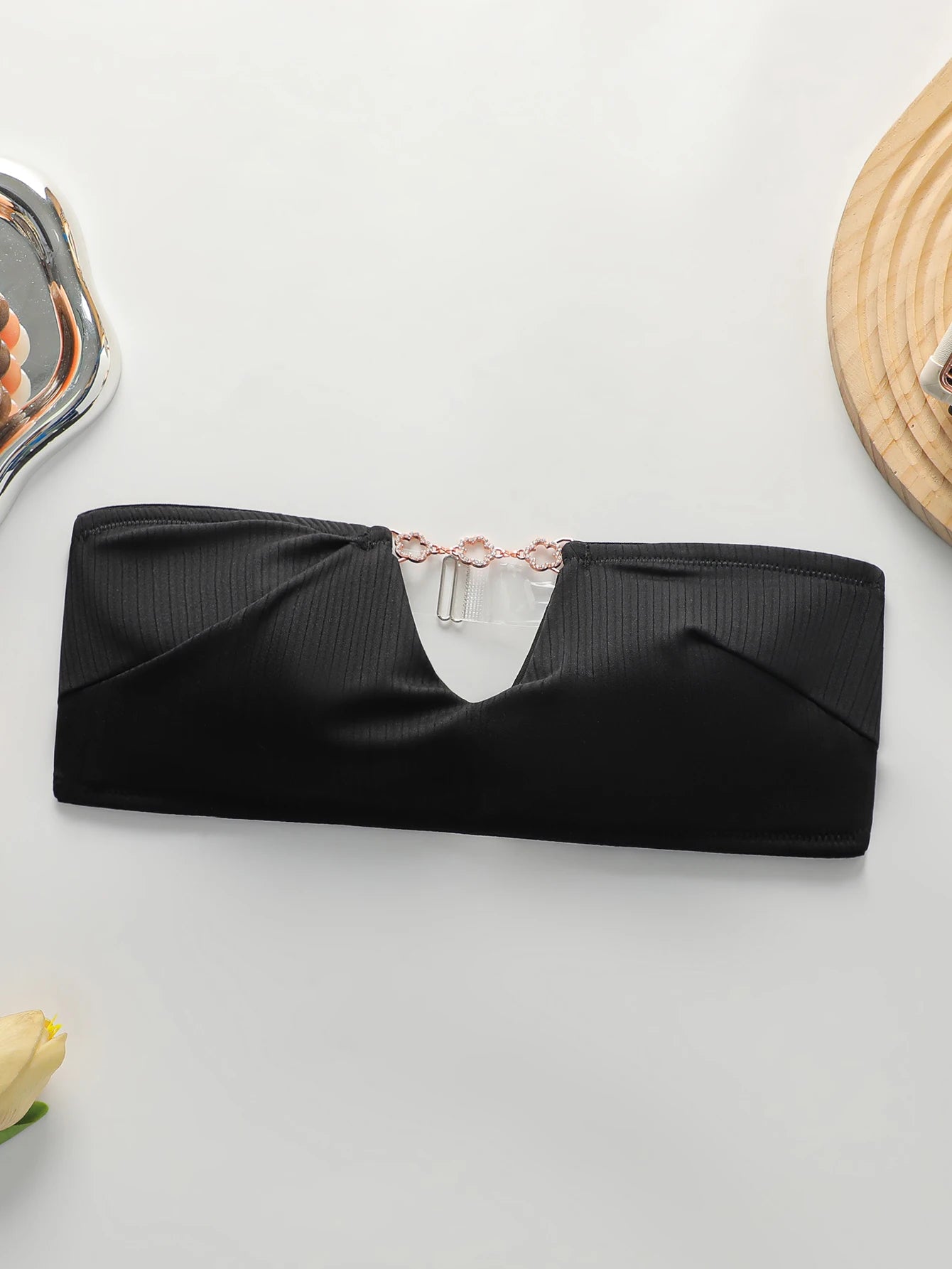 Soutien-gorge sexy sans bretelles en forme de U pour femmes