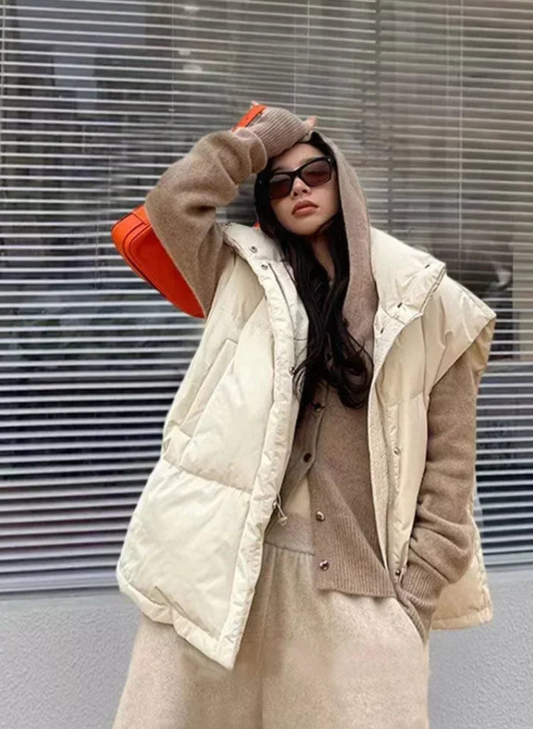 Veste en duvet de coton pour femmes