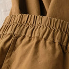 Pantalon cargo taille haute élastique pour femmes