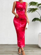 Robe moulante sans manches pour femmes