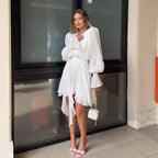 Robe mini à volants pour femmes