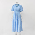 Robe longue ajourée pour femmes