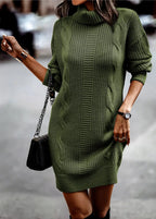 Robes courtes amples et décontractées de couleur unie pour femmes