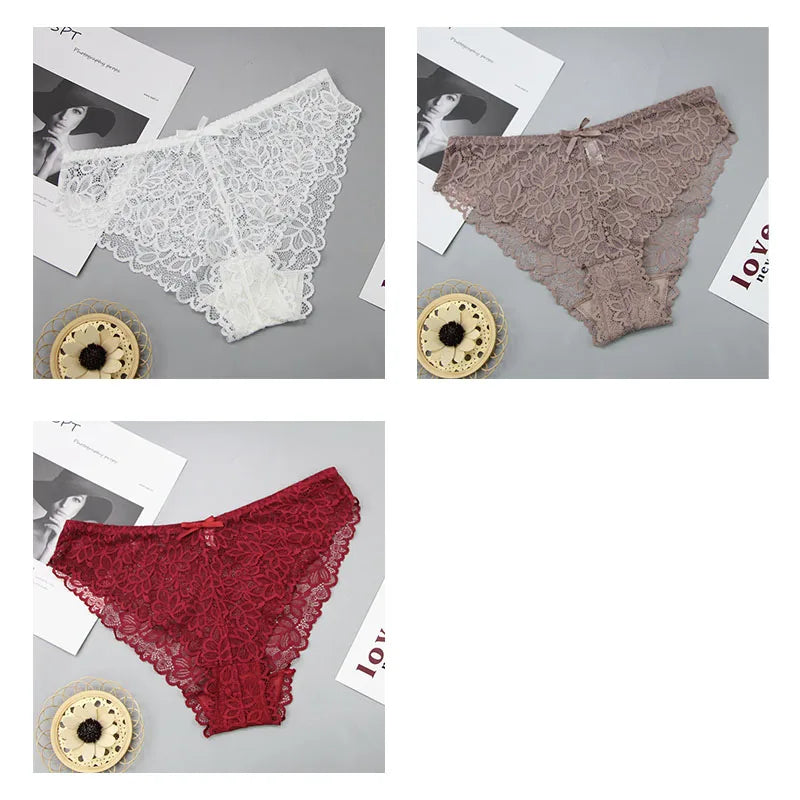 Lot de 3 culottes sans couture pour femmes