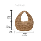 Sac cabas d'été tendance en paille lafite pour femmes