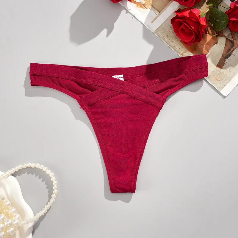 String Femme – Résille Transparente et Taille Basse
