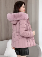 Manteau d'hiver matelassé en coton pour femmes