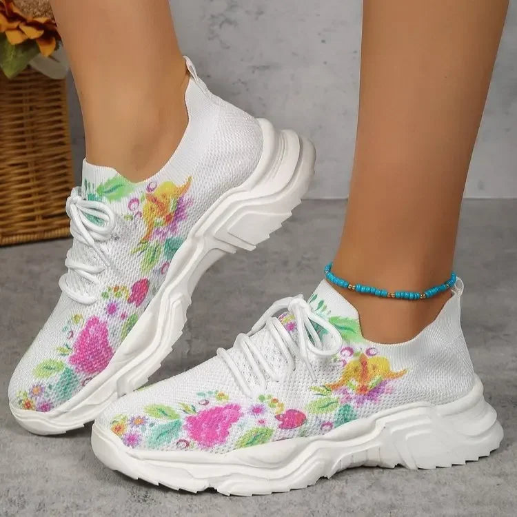 Chaussure décontractée à semelle plate pour femmes