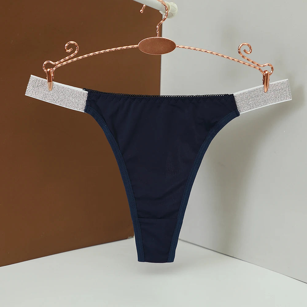 String avec strass lettres et diamants pour femmes