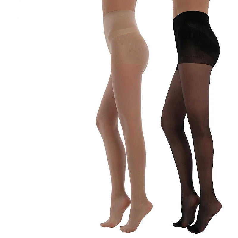 Lot de 2 collants taille haute pour femmes