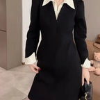 Robe moulante à manches longues pour femmes