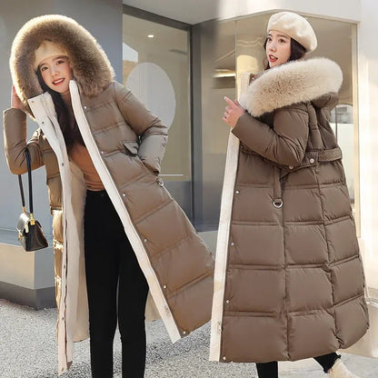 Parka Femme en Coton – Doublure Duveteuse