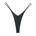String taille basse sans couture pour femmes