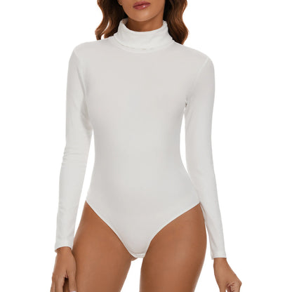 Body Col Montant Femme – Manches Longues