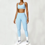 Ensemble 2 pièces de yoga sportif pour femmes