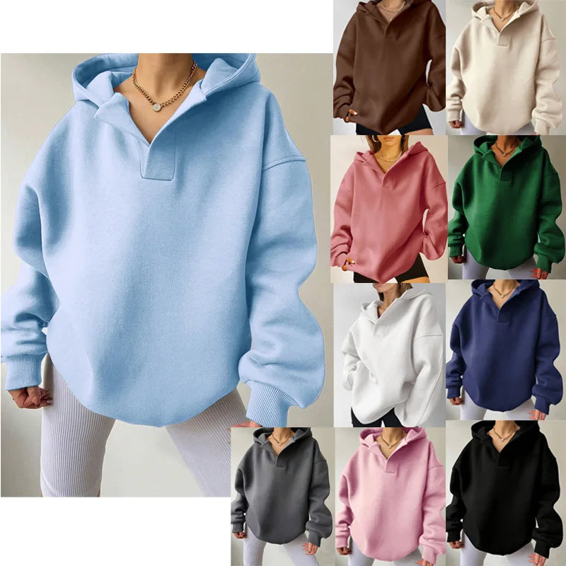 Pull sweats à manches longues pour femme