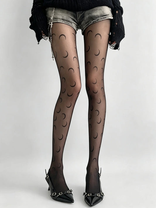 Collants Moulants Femme – Motif Géométrique