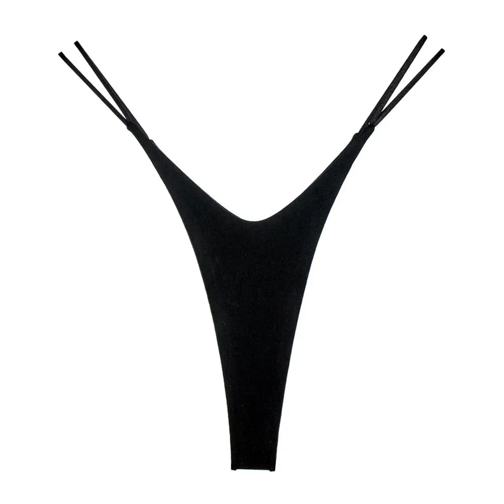 String Coton Femme – Taille Basse et Doubles Brides