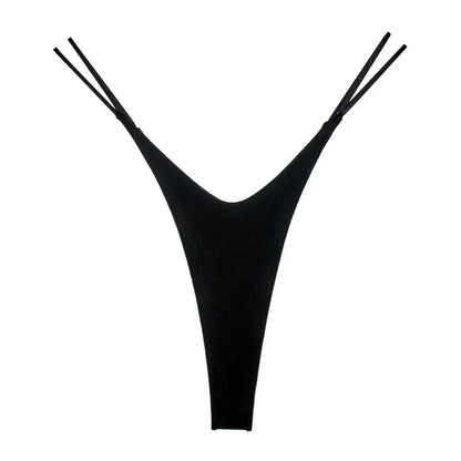 String Coton Femme – Taille Basse et Doubles Brides