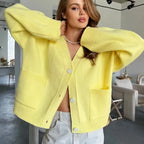 Gilet à simple boutonnage pour femmes