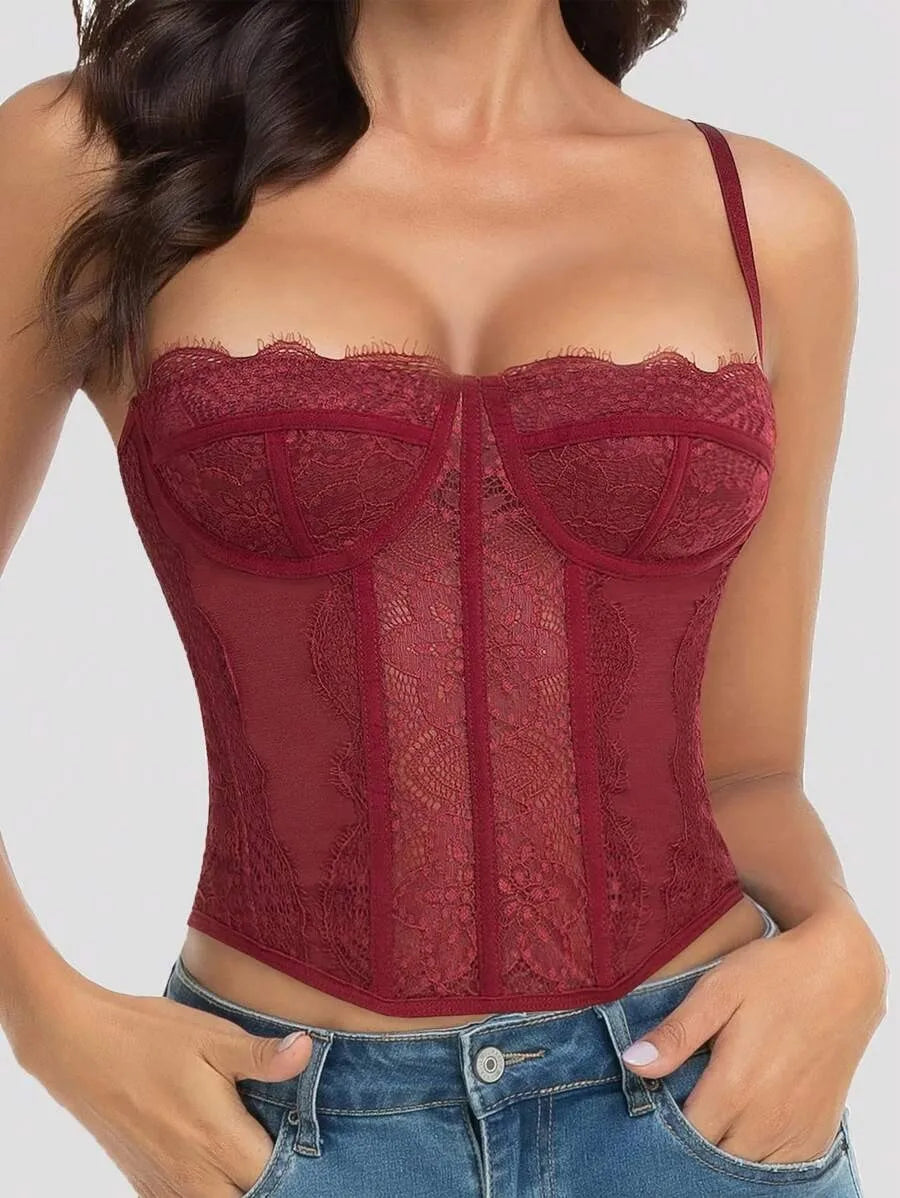 Corset en dentelle pour femmes