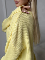 Pull basique tricoté col rond pour femmes
