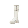 Bottes haute en cuir pour femmes