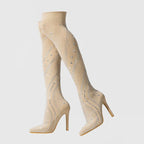 Bottes mi-mollet sexy pour femmes