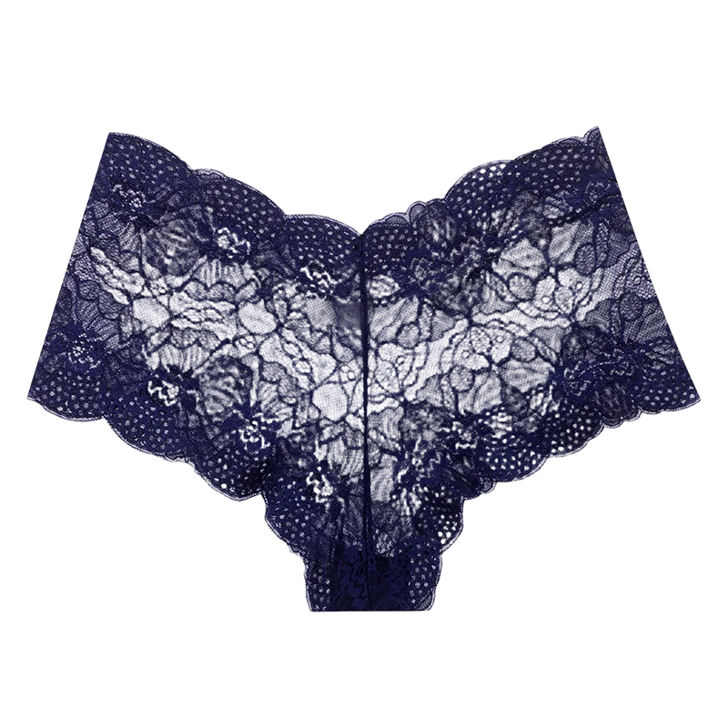Culotte respirante sans couture en dentelle pour femmes