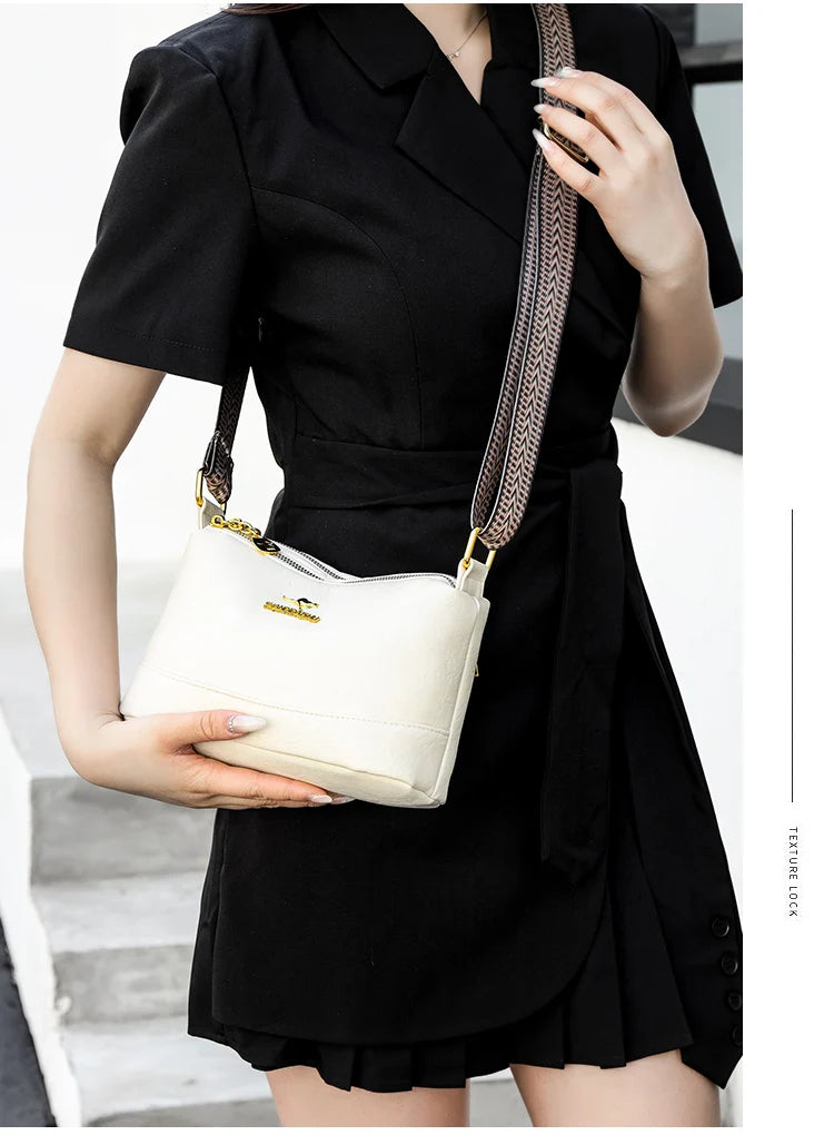 Sac à main de haute qualité en cuir souple pour femmes
