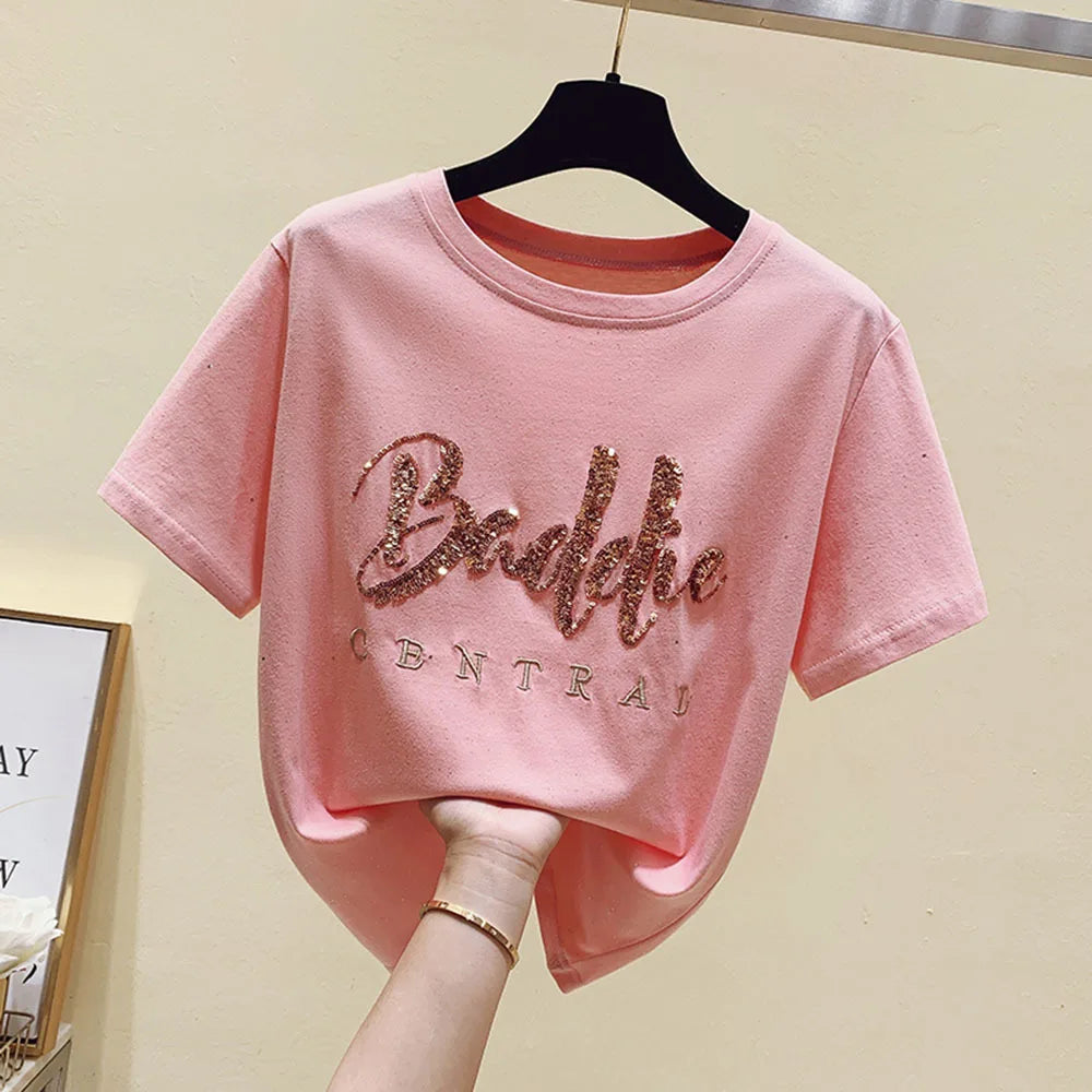 T-shirt à manches courtes pour femmes