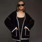 Cardigan tricoté pour femmes