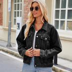 Veste en jean vintage pour femmes