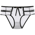 Culotte transparente à taille basse pour femmes