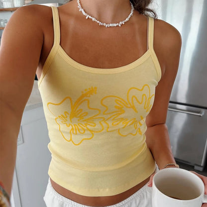Débardeur Sans Manches Femme – Style Y2K