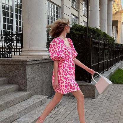 Robe d’Été Ample Femme – Imprimé