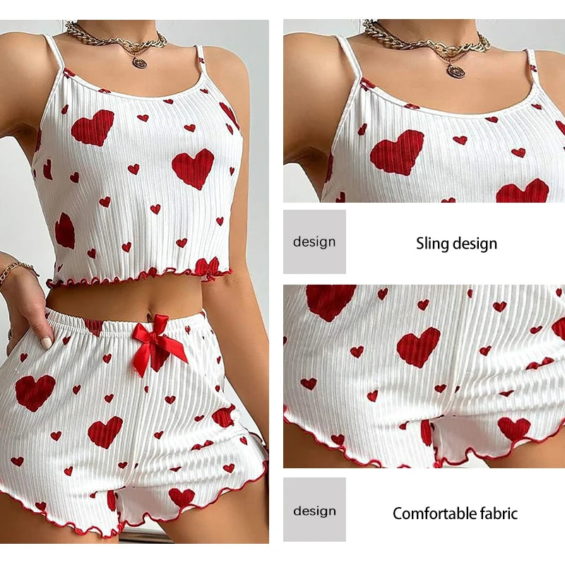 Ensemble de pyjamas 2 pièces pour femmes