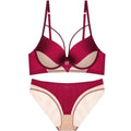 Ensemble de soutien-gorge creux et culotte pour femmes