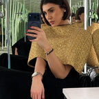 Débardeur à sequins pour femme