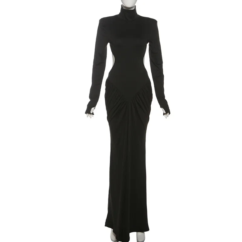 Robe longue et dos nu pour femmes