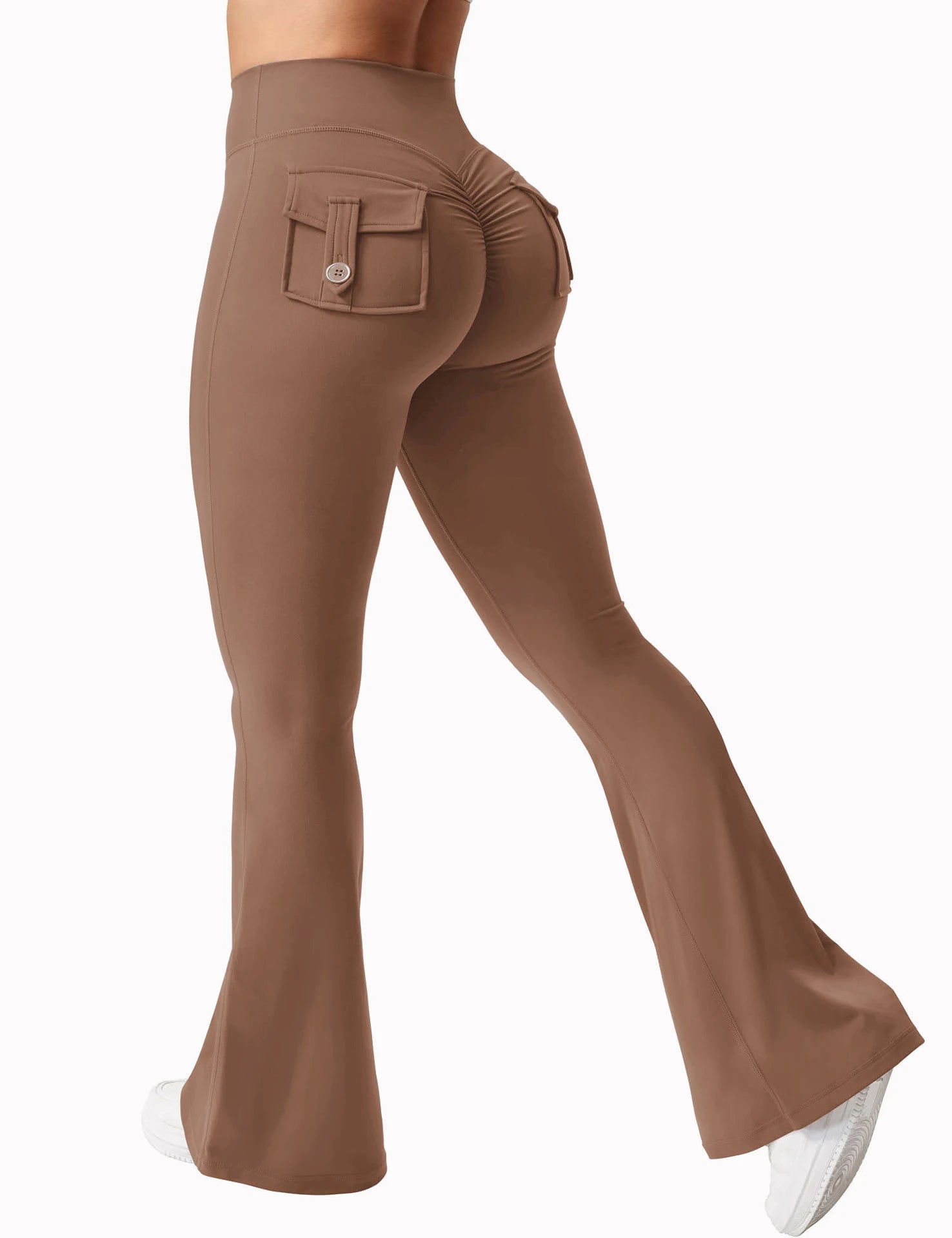 Leggings de Yoga à jambes larges et extensibles pour femmes