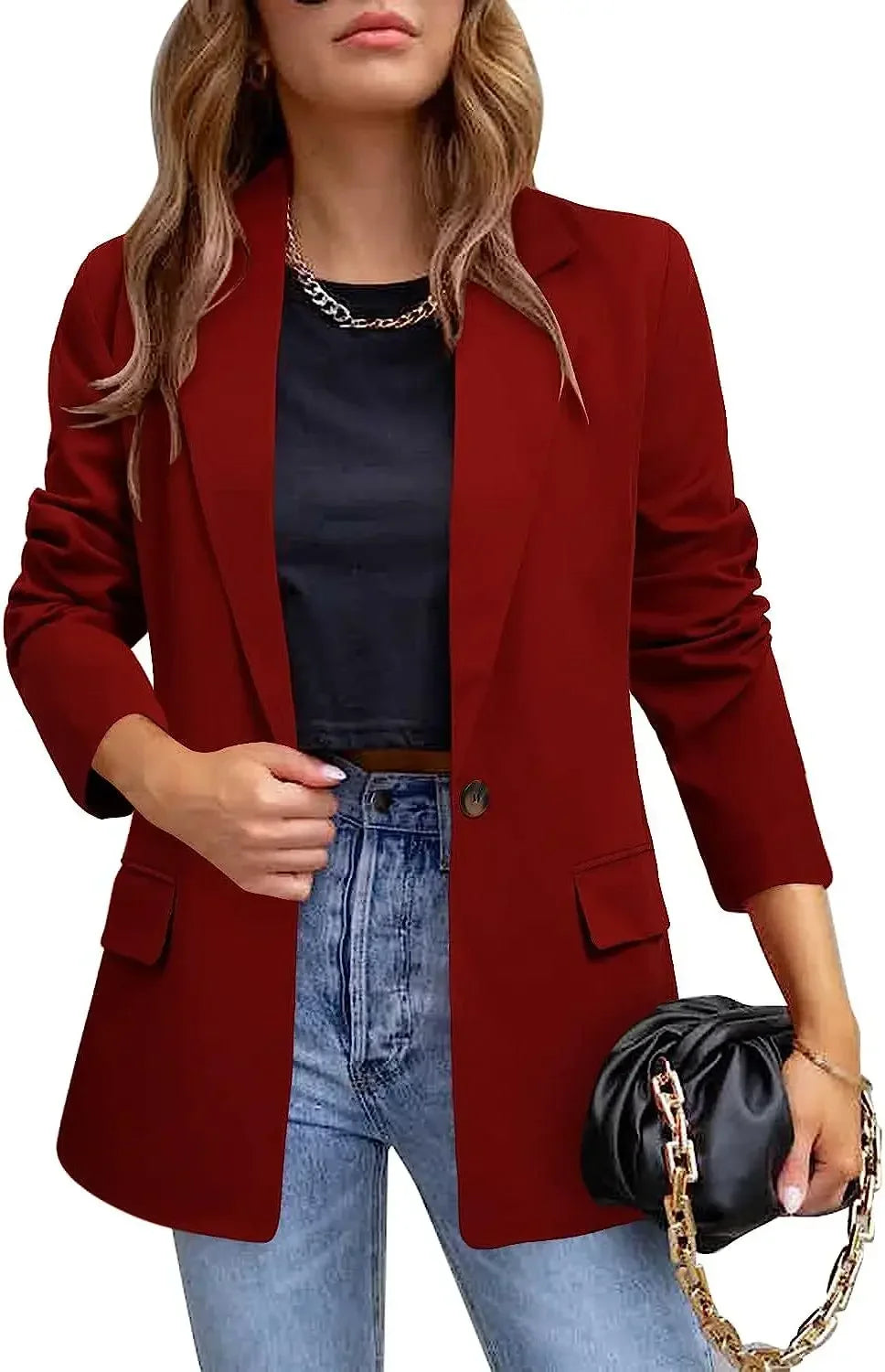 Blazer à manches longues pour femmes