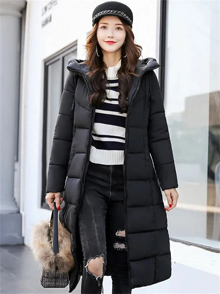 Parka d'hiver longue pour femmes