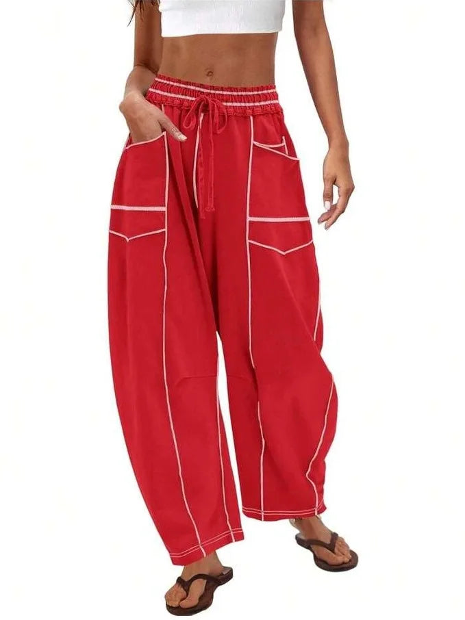 Pantalon ample à jambes larges pour femmes