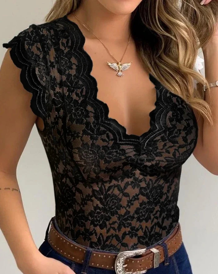 Body à manches courtes, et  coupe slim pour femmes