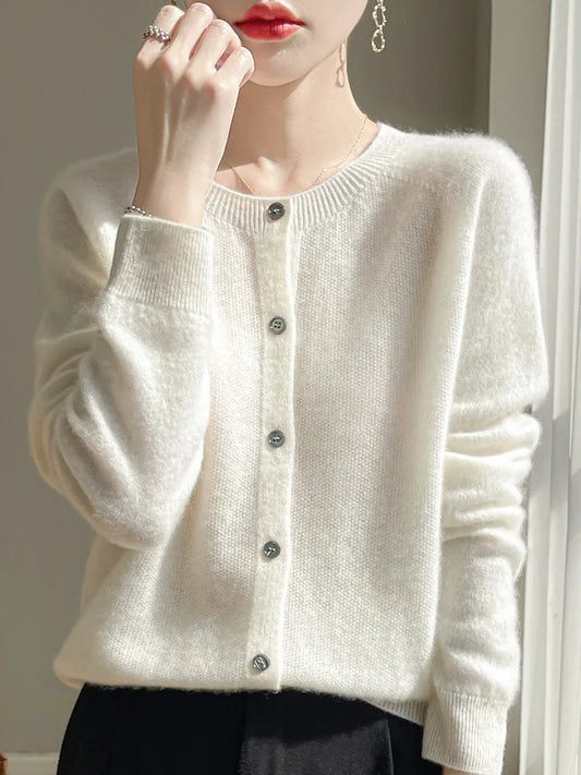 Cardigan Femme – 100 % Laine Mérinos