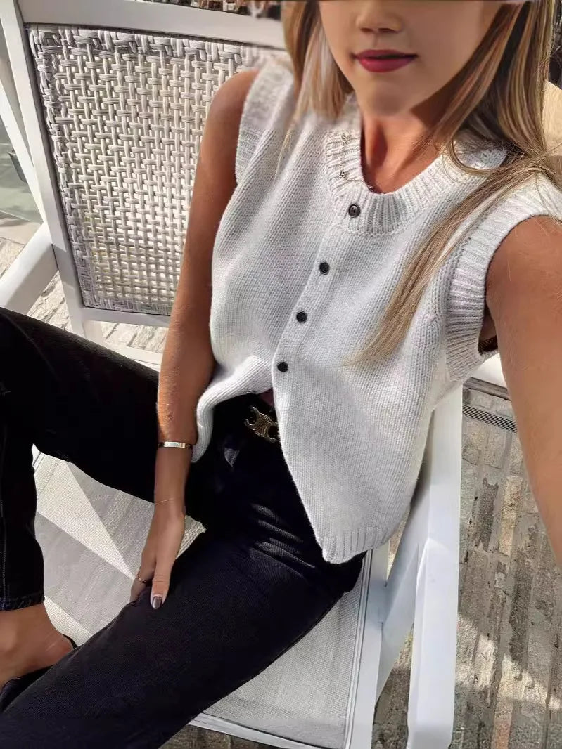 Gilets en maille pour femmes